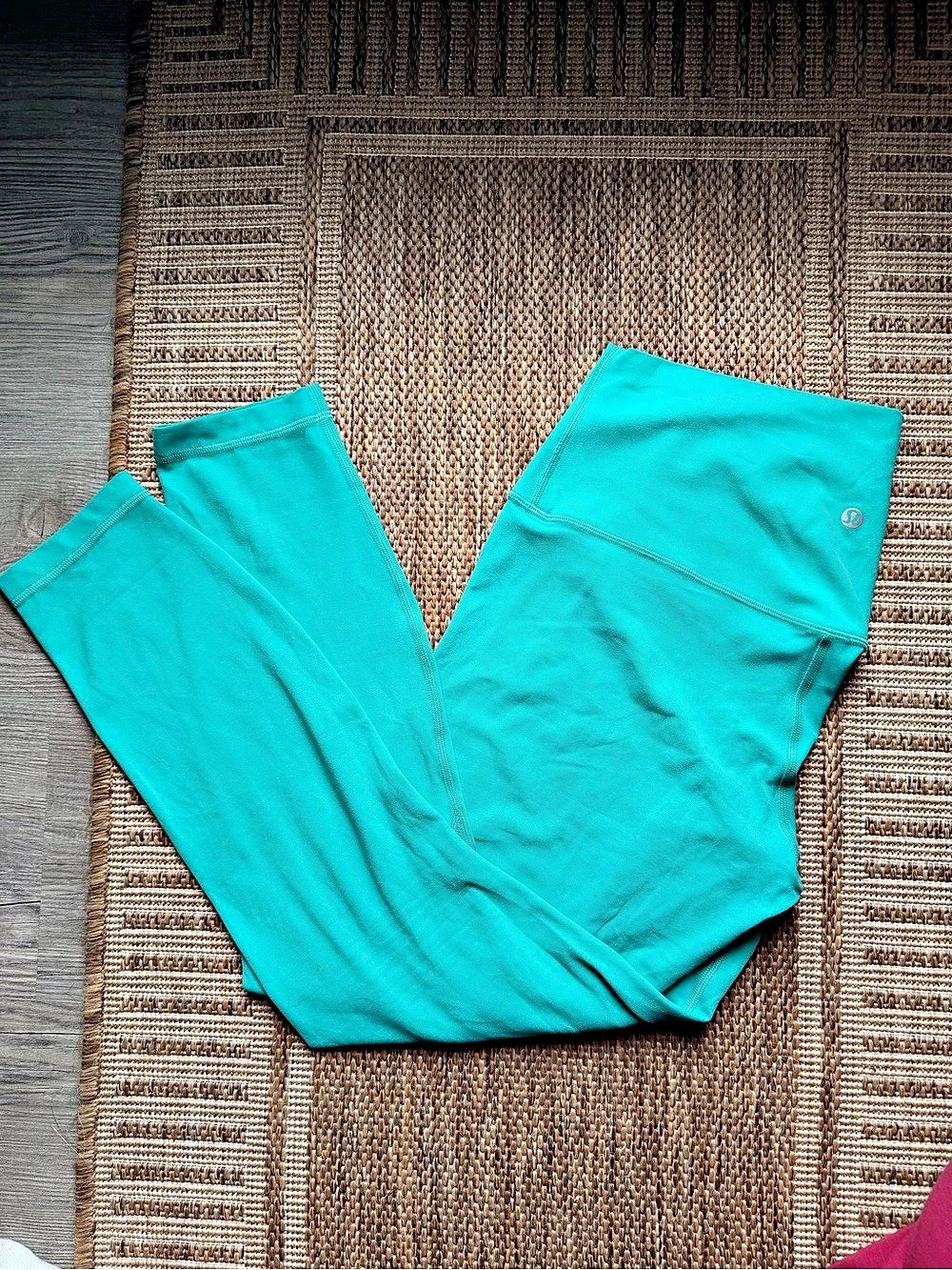 lululemon Align High-Rise Pant 25" Kelly Green size 10